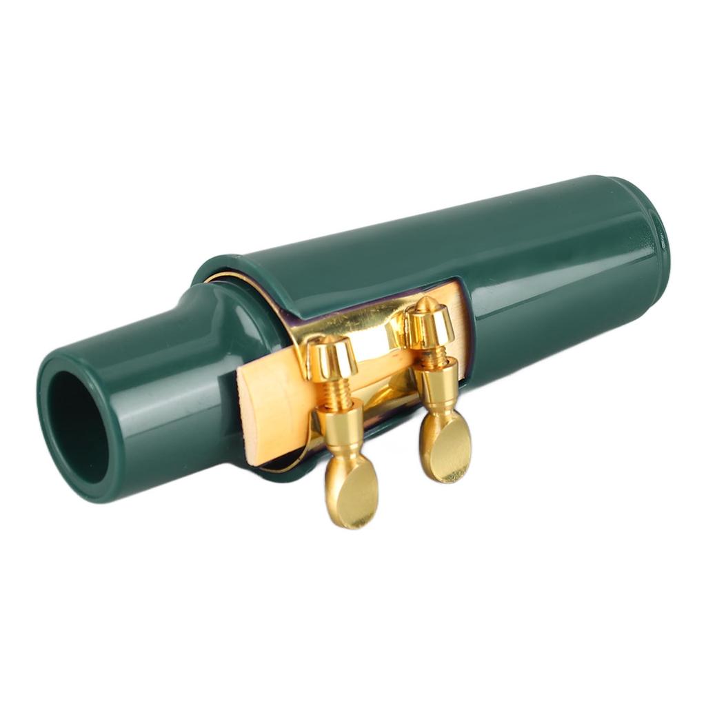 Alto Saxophone Mouthpiece Kit Sax Cover Ligature Reed Instrument Accessories for Replacement Green