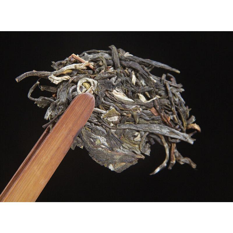 100 g Yunnan Menghai He Kai Sun Green Pu-erh Tort cu ceai crud Ceai cu șapte semințe