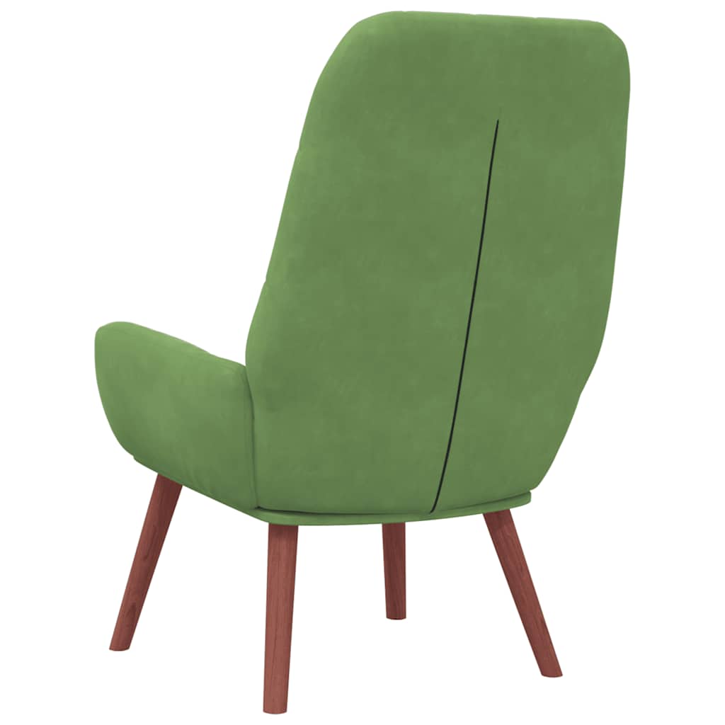 Recliner Light Green Velvet