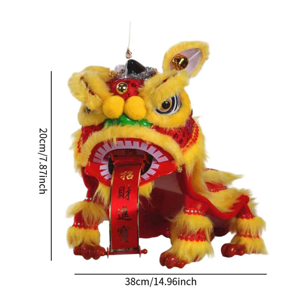Chinese Marionette Lion Toy,Craft,2025,Portable,Creative,Hand String Dance Puppet