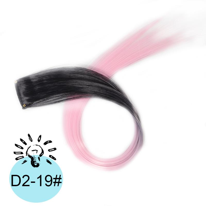 

Одна карта градиент висячие ушки краска трехцветный накладной парик BB клипса цветной парик женский синтетический парик для использования на музыкальном фестивале Хэллоуин вечеринка