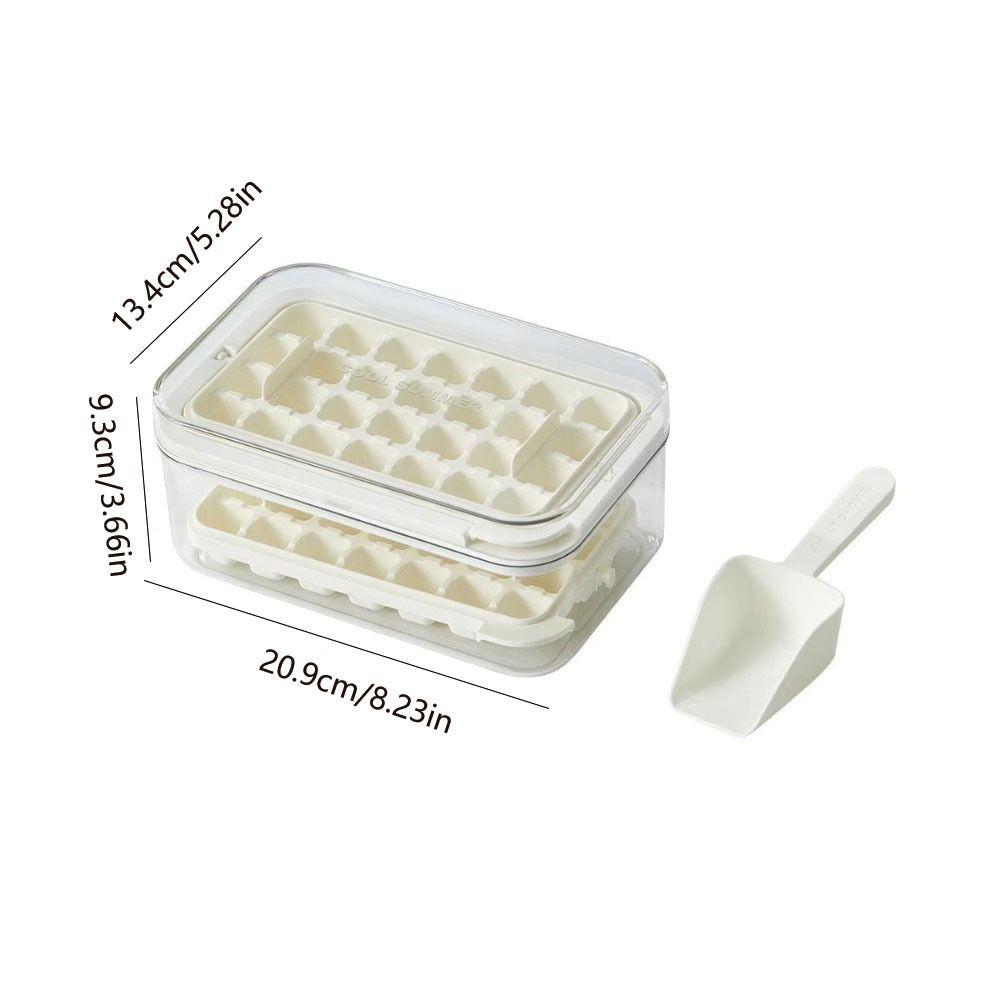 Press To Remove Ice Cube Mold 28/56 Grid Ice Mould Tray Portable Ice Maker Storage Box  Summer
