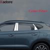 Fenster-Mittelpfosten-Abdeckung Zierleiste Für Hyundai Tucson 2015 2016 2017 2018 Edelstahl B C Säulen-Formteilleiste Auto Zubehör