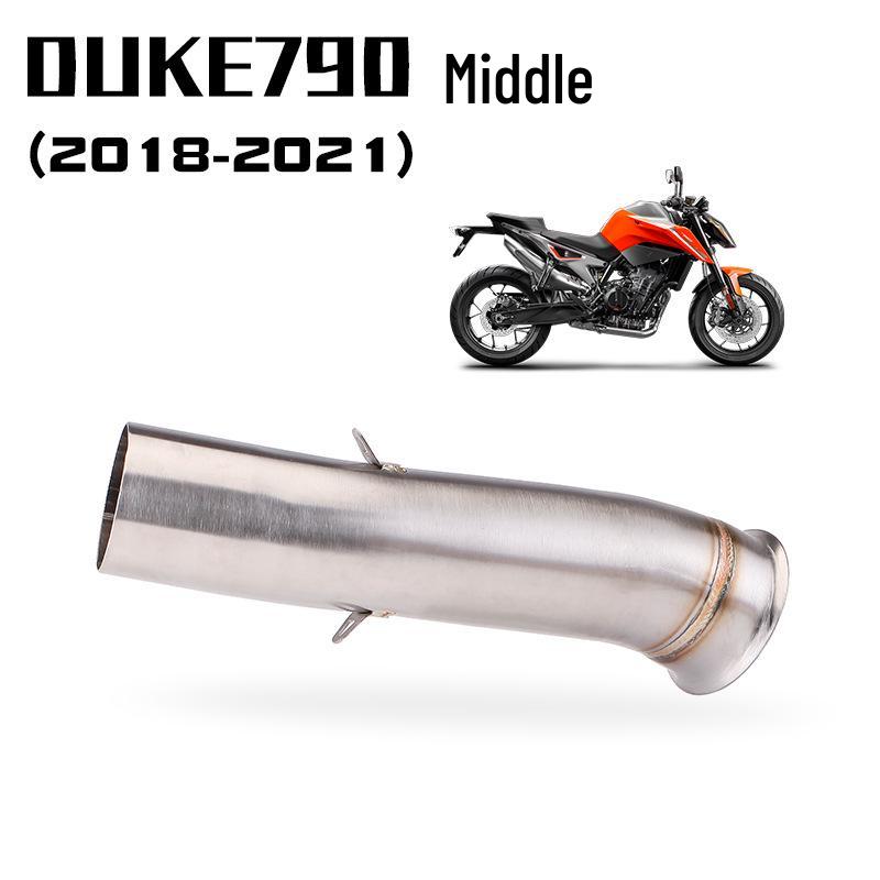DUKE790 Titanium Exhaust Front Section: Non-Destructive AR Tail Upgrade.