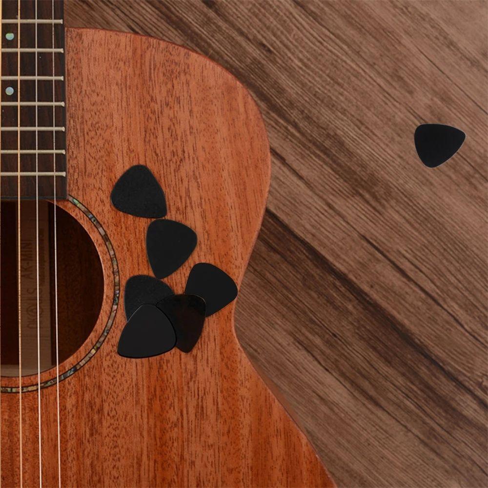 Musical Accessories Guitar Accessories 0.71mm Plectrums Guitar Picks Plectrums Black Guitar Picks