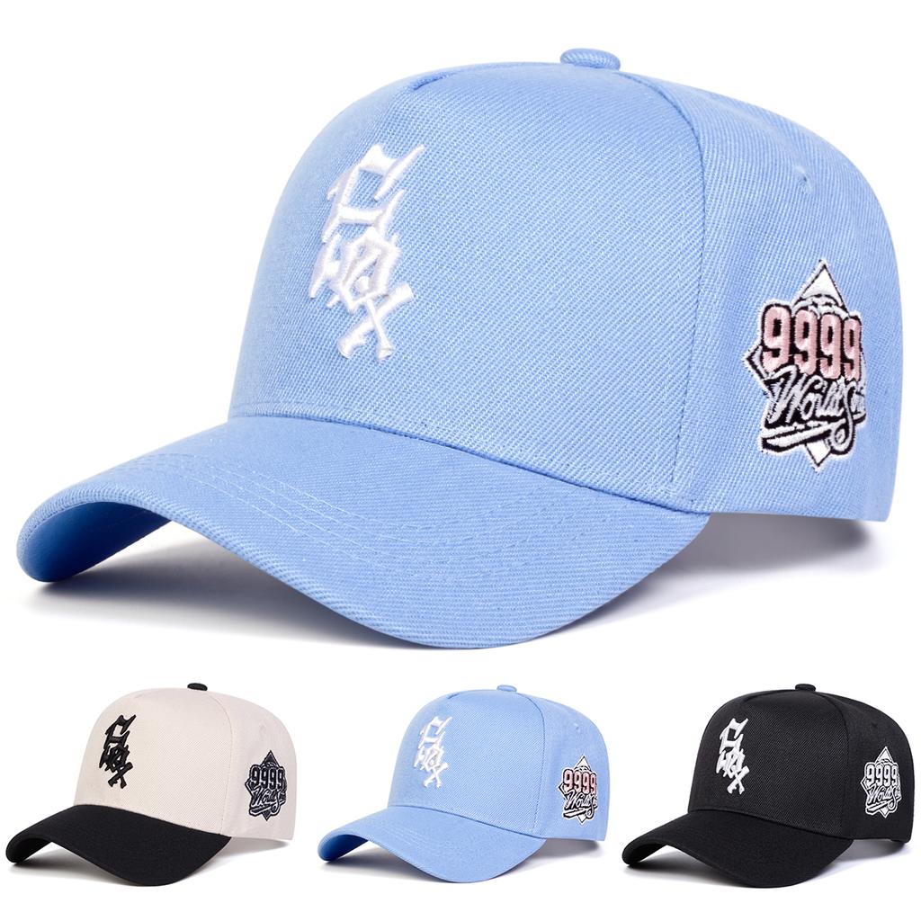 Unisex SOX 9999Letter Embroidery Baseball Caps Spring Autumn Outdoor Adjustable Casual Hats Dad Hat Sunscreen Hat