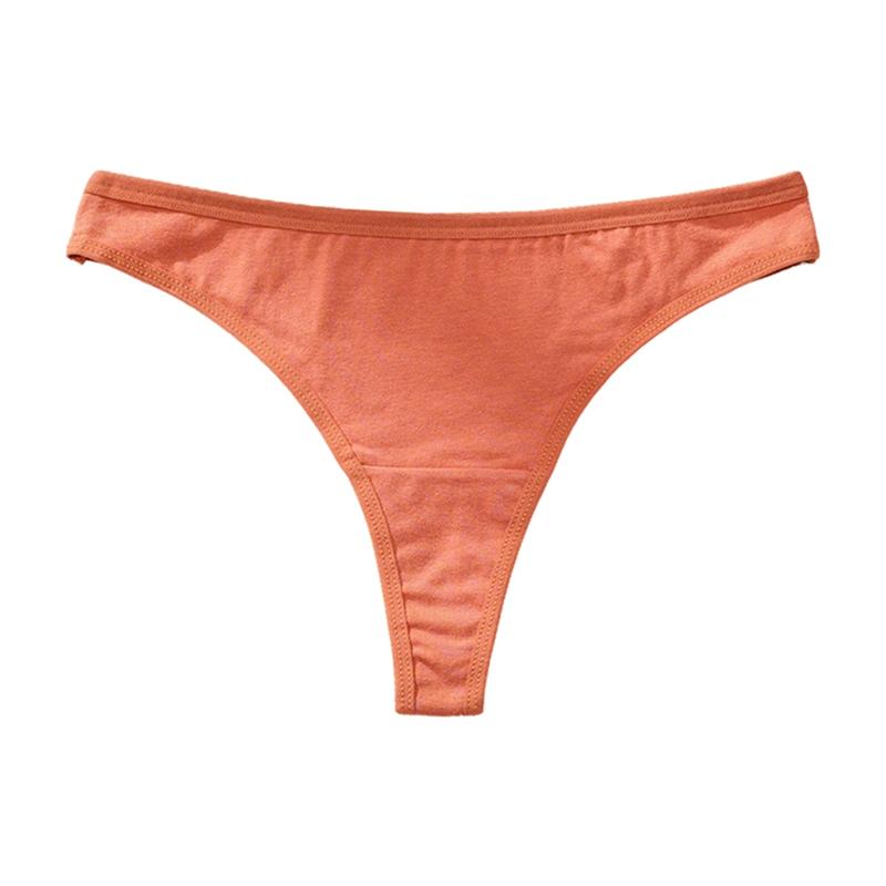Women Solid Color Thong