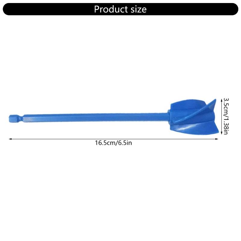 6Pcs Paint Mixer for Drill, Epoxy Resin Mixer Paddles Paint Mixer Drill Mixer Attachment Mixing Tool for Mixing Paint