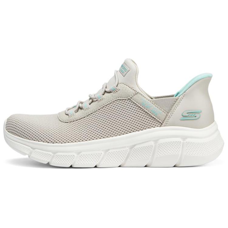 Skechers Flash Series Comfortable Versatile Durable Breathable Mid-Top Running Shoes Women sneaker Gray Brown 117502-TPE