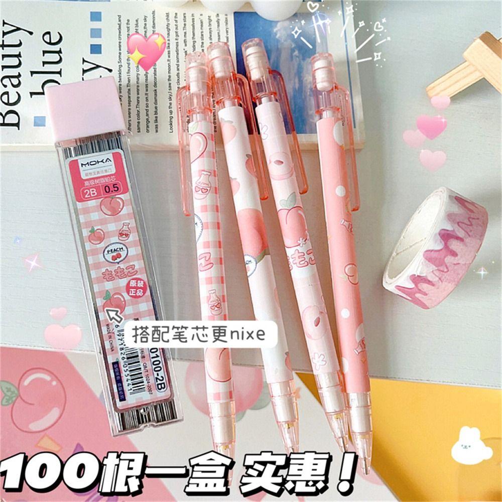 Zubehör 0,5 mm Schüler Kawaii Cartoon Druckbleistift Automatikbleistifte Beweglicher Bleistift Druckstift