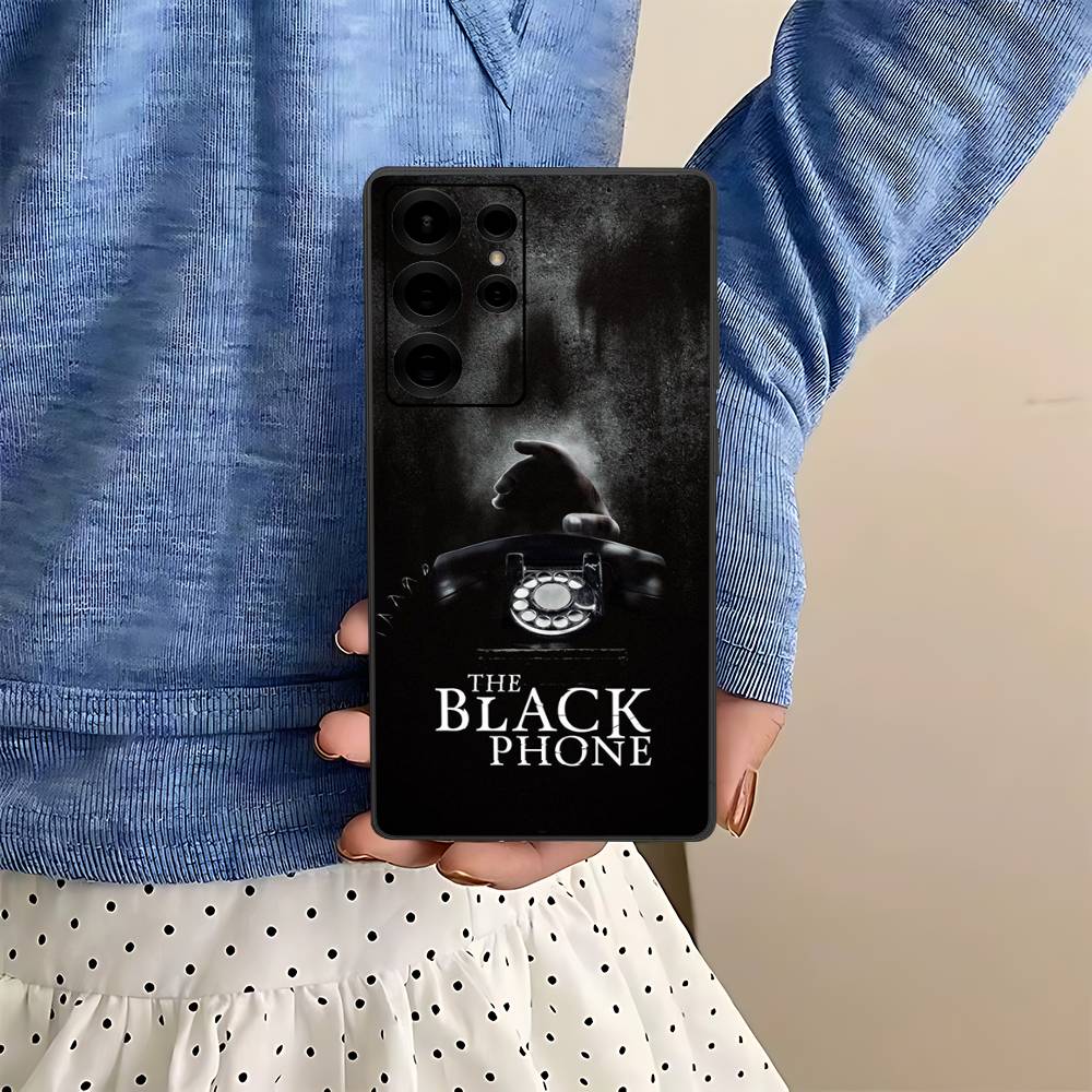 Horror Movie The B-Black P-Phone Phone Case For Samsung S 24 Fe 25 Ultra Plus 20 Lite 21 30 22 23 24 22 Ultra 5G Fundas