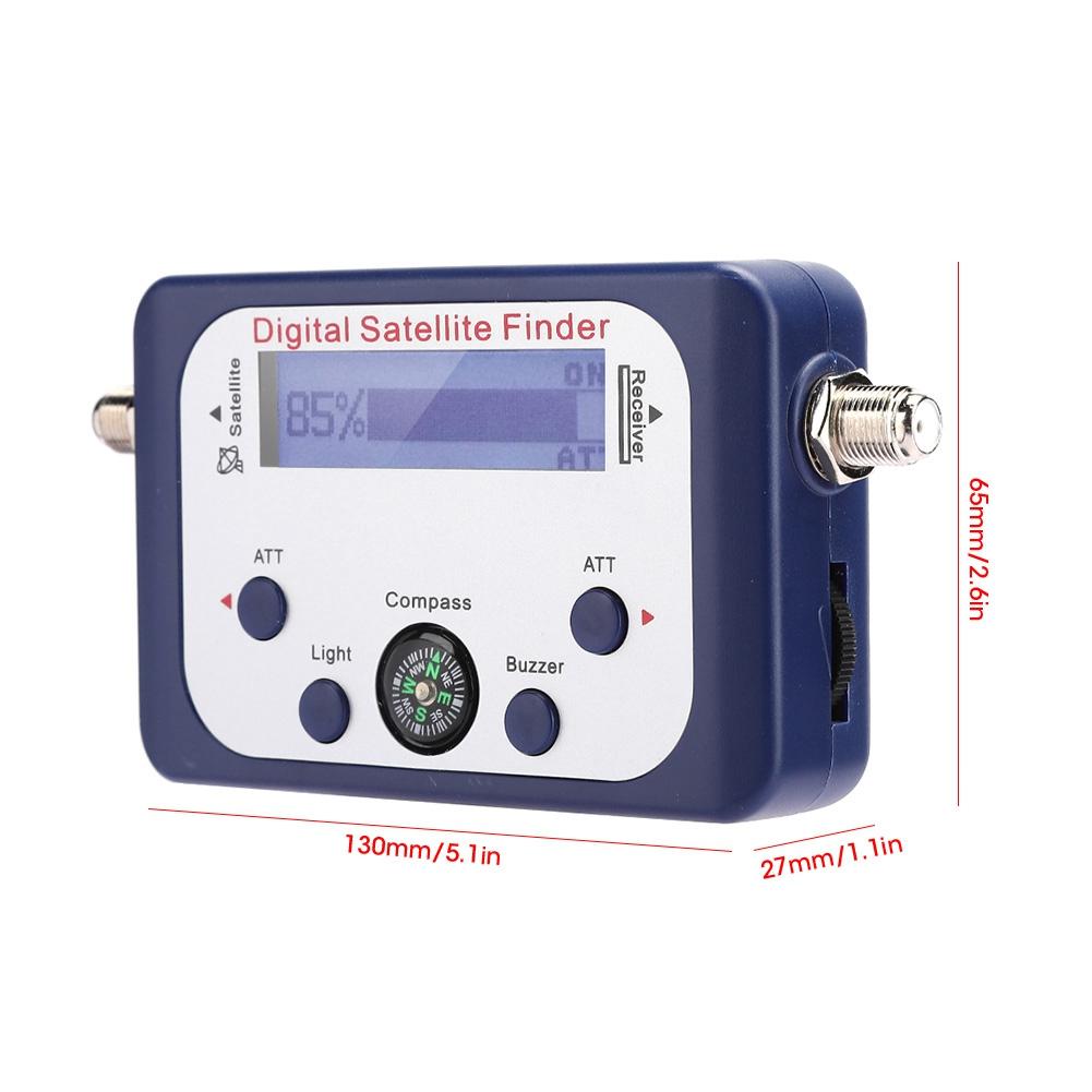 950 2150MHz Portable Digital Satellite Signal Finder Meter with LCD Display Screen