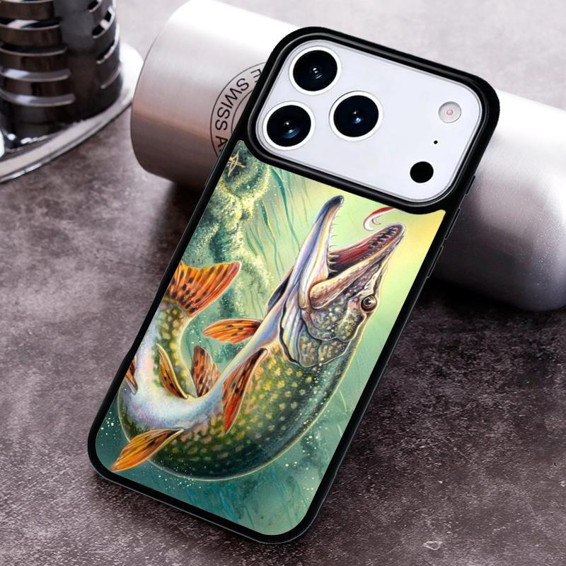 Rainbow Trout Fishing Skin Phone Case for iPhone 17 16 15 Pro Max Air 14 13 12 11 Plus Shockproof Capa Cover