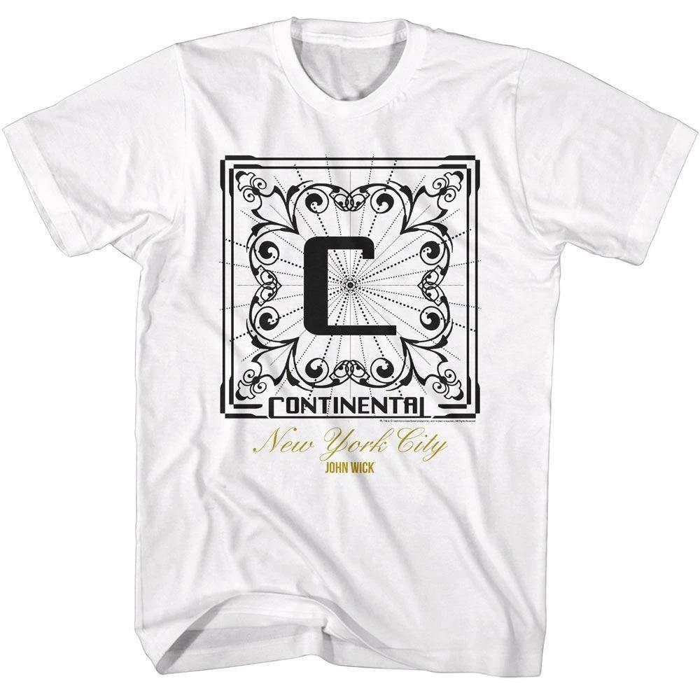 John Wick - Continental NYC Square - American Classics - Solid White Short 110