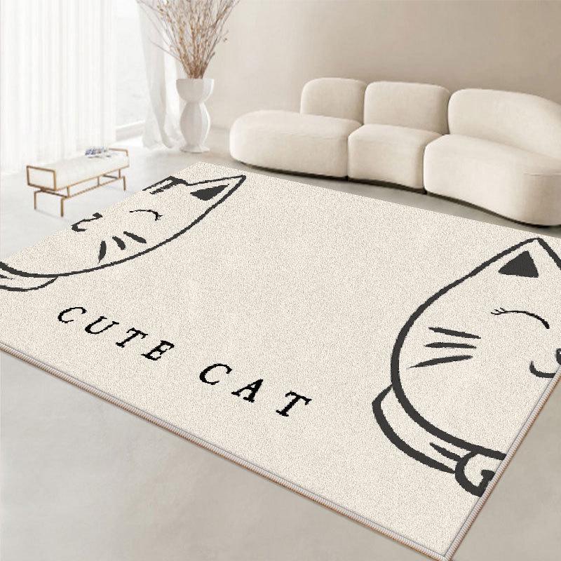 Premium Non-Slip Imitation Cashmere Carpet for Living Room and Bedroom