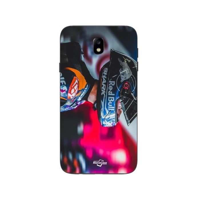 Coque Samsung Galaxy j7 2018 MIGUEL OLIVEIRA MOTO GP FOND SOMBRE Maniacase