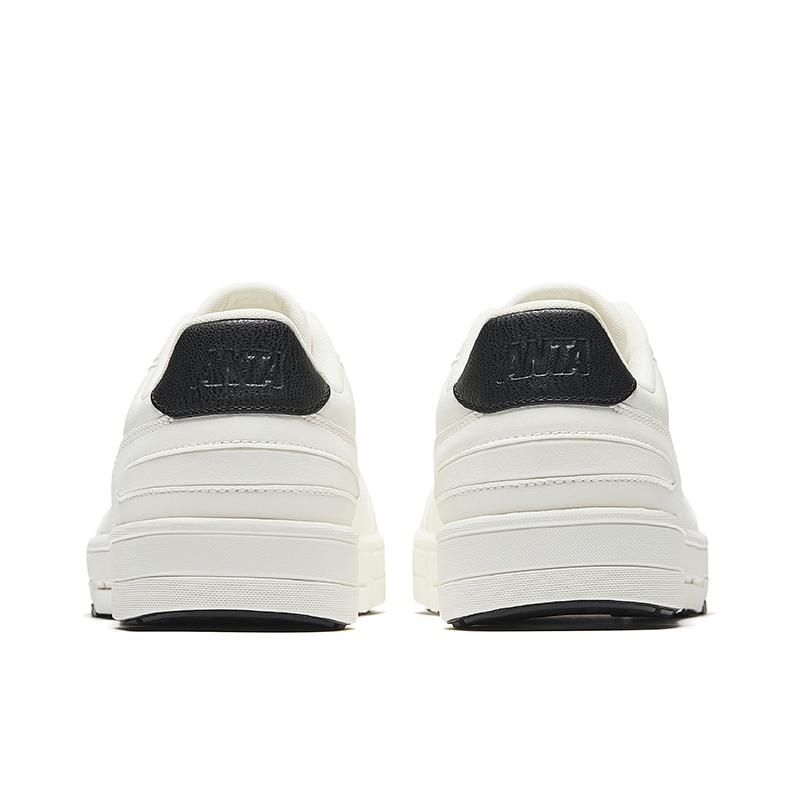 Anta Breathable Classic Versatile Fashion Non-Slip Quick-Dry Wear-Resistant Low-Top Skate Shoes Men Sneakers White 112528018-2