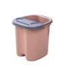 Xiraivke Foot Bath Bucket, Foot Bath, Deep Bucket, Foot Washing Basin for Above Knees and Calves, Warm, Plastic, Massage, Plus, Thick, Home Health Buc