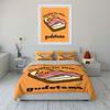 Egg on toast design. Bedding sets Duvet cover sets Duvet covers Pillowcases(1 * Duvet Cover 2 * Pillowcases without duvet insert)