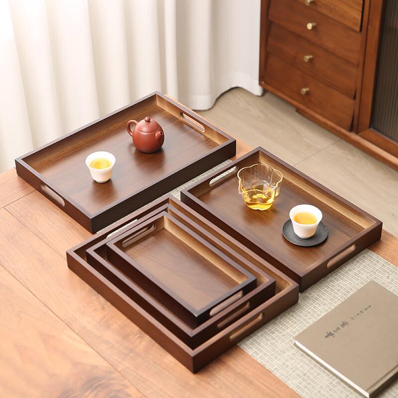 WA Bamboo Wood Tea Tray