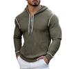 Men's Casual Fashion Sweatshirt Men's Drawstring Half Zip Hoodie