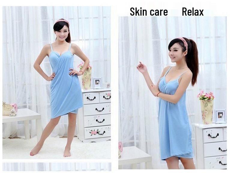Versatile Wearable Bathrobe Towel - Absorbent Sling for Adults, In Stock