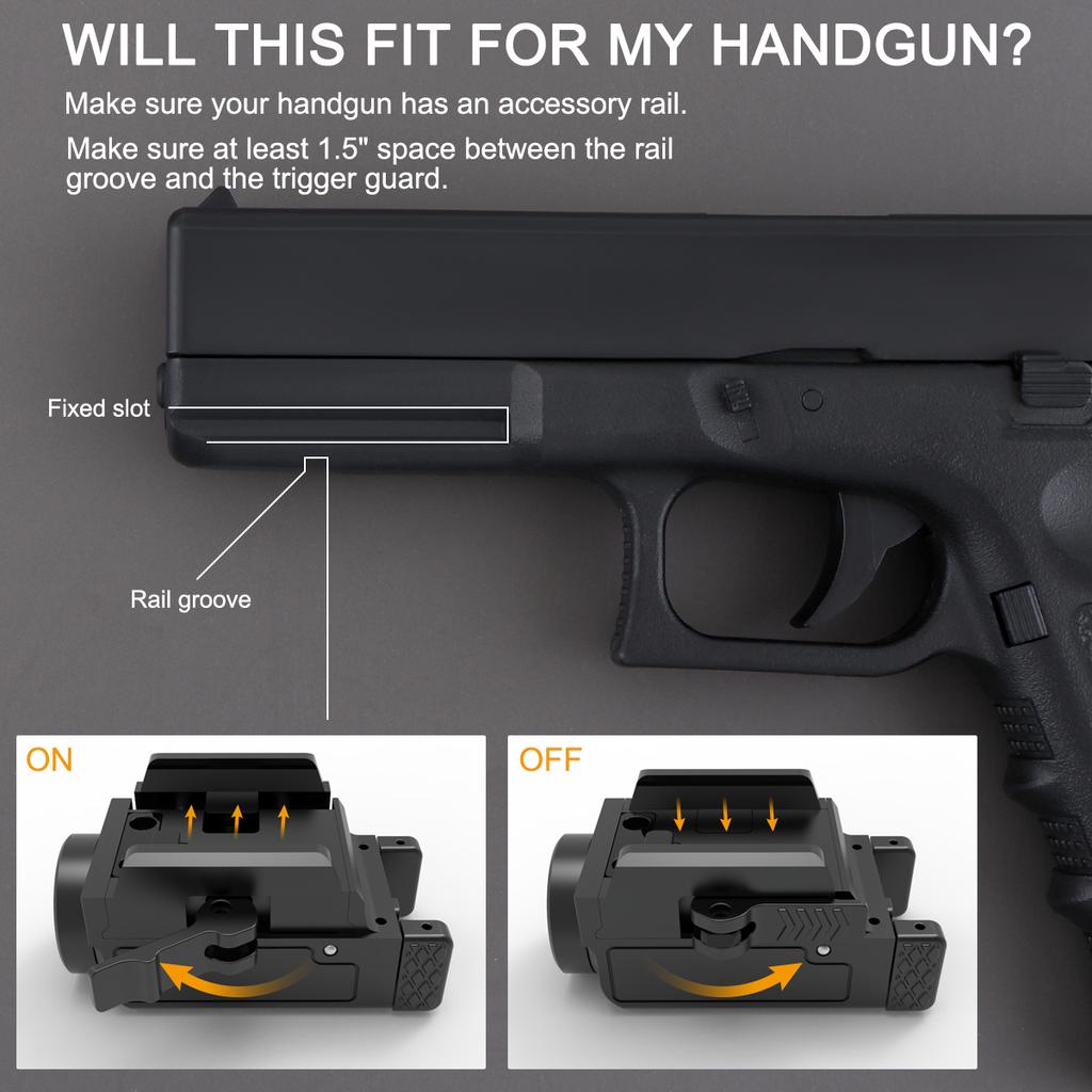 SecurityIng סגסוגת אלומיניום פנס טקטי מיני 8W GF03 800 לומנס USB נטענת IPX-4 עמיד למים עם אור 2 מצבים
