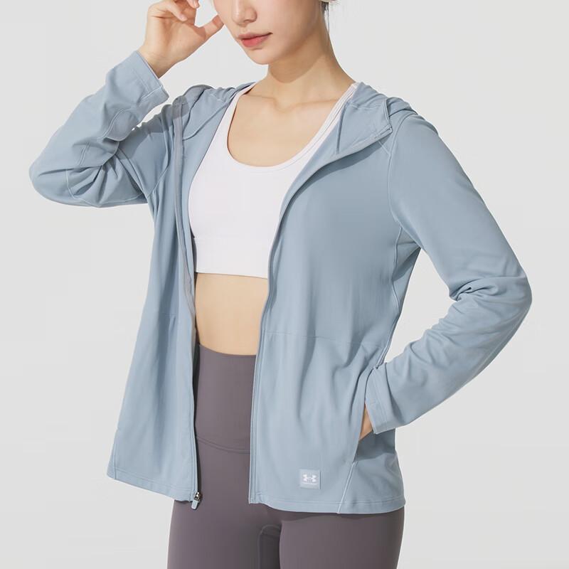 Under Armour Outdoor Training Zip-Up Hooded Breathable Jacket Women Jackets 1390060-465