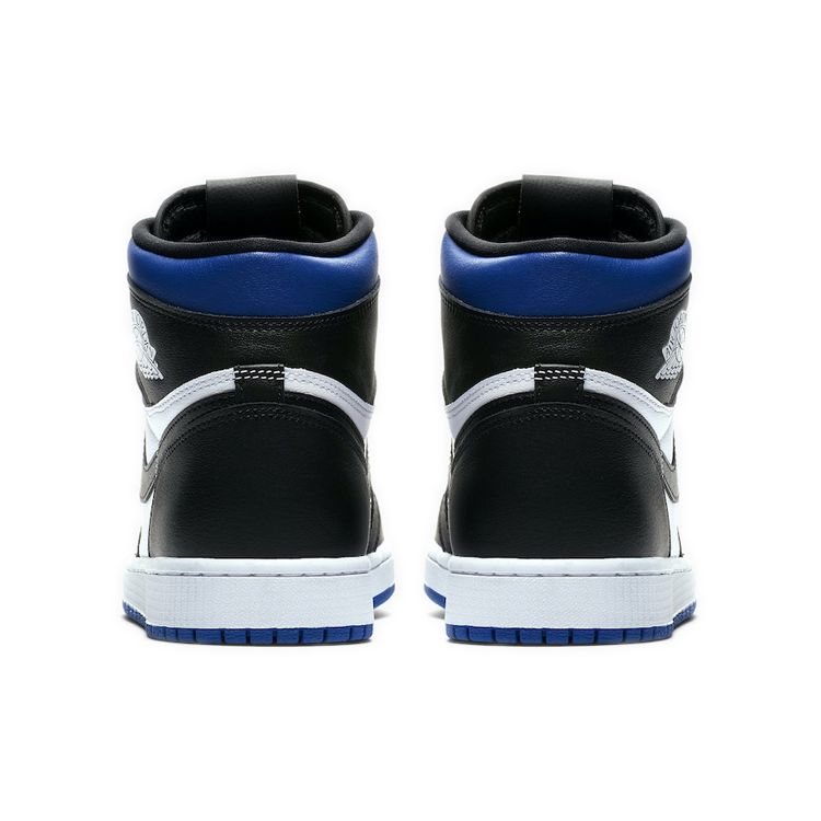 Air Jordan 1 Retro High OG Royal Toe Unisex Sneakers Blue Black White-Game-Royal-Black 555088-041