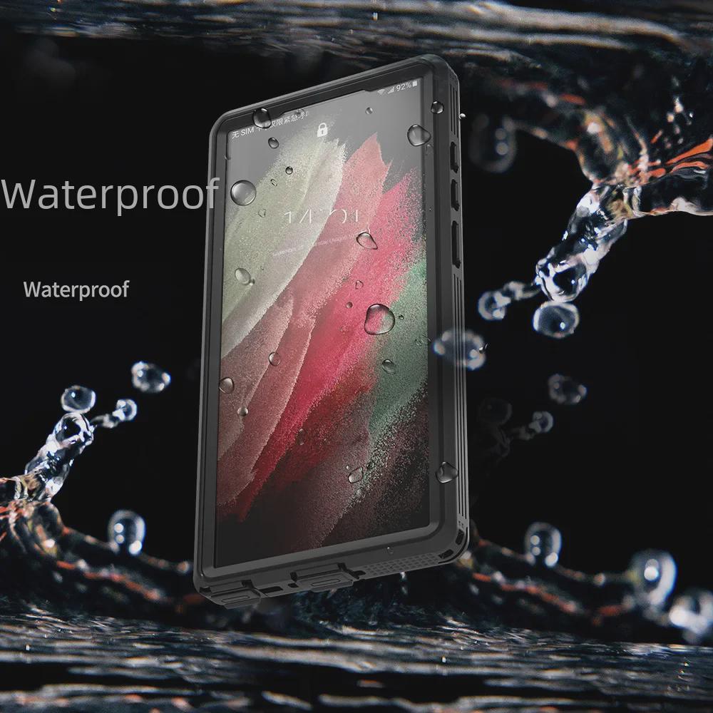 Mars War God Samsung S23 Ultra Waterproof Transparent Diving Protective Case