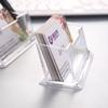 Judian Stationery Acryl-Visitenkartenhalter – Transparente Aufbewahrungsbox für den Schreibtisch