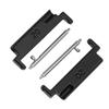 1 Pair Metal Material Watch Band Adapter Black Color Band Connection Adapter  Damaged Connectors