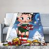 B-Bettys Boops Fashion Blanket Multi-size Cozy and Lightweight  Throw Fashion Blankets for Couch Sofa and Bed