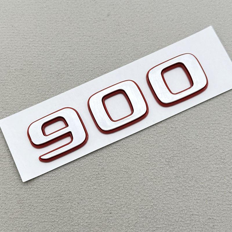 3D ABS Car Sticker Logo 900 EDITION Badge Rear Trunk Emblem Side Fender Decals For Mercedes Benz AMG BRABUS G Class G63 G500 MJ7