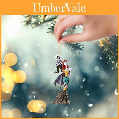 Tim Burton Nightmare Before Christmas Acrylic Jack Skellington Ornament Decoration For Car