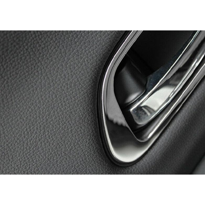 For Honda HR-V HRV 2016-2022 Chrome Steel Car Inner Door Handle Bowl Frame Trim