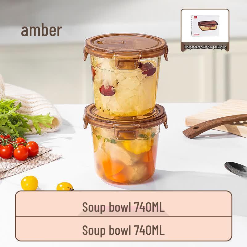 QIWWEI Microwaveable Glass Food Storage Container