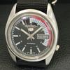 JAPAN VINTAGE SEIKO 5 AUTOMATIC 7019A MENS BLACK COLOR DIAL WATCH a701575-5