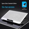 Adjustable Aluminum Alloy Laptop Cooling Stand with 6 Fans