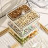 Divided Serving Platter Multi-funct Household High-grade Dried Fruit Plate Snack Fruit Storage Rack Rotatable Snack Candy Plates