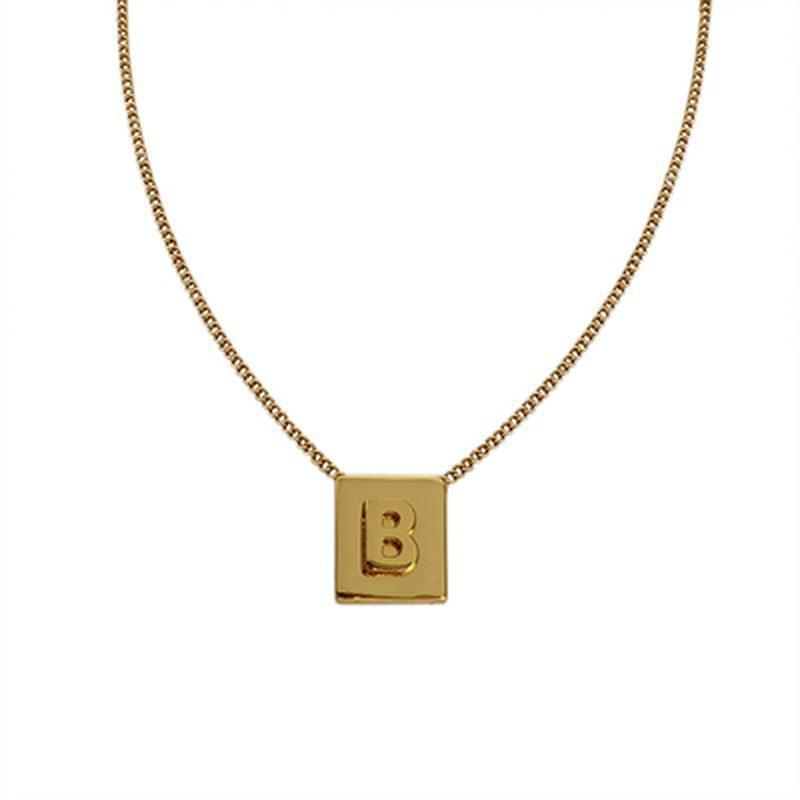 CELI Arc de Triomphe Initial Pendant Necklace - Luxury Niche Design