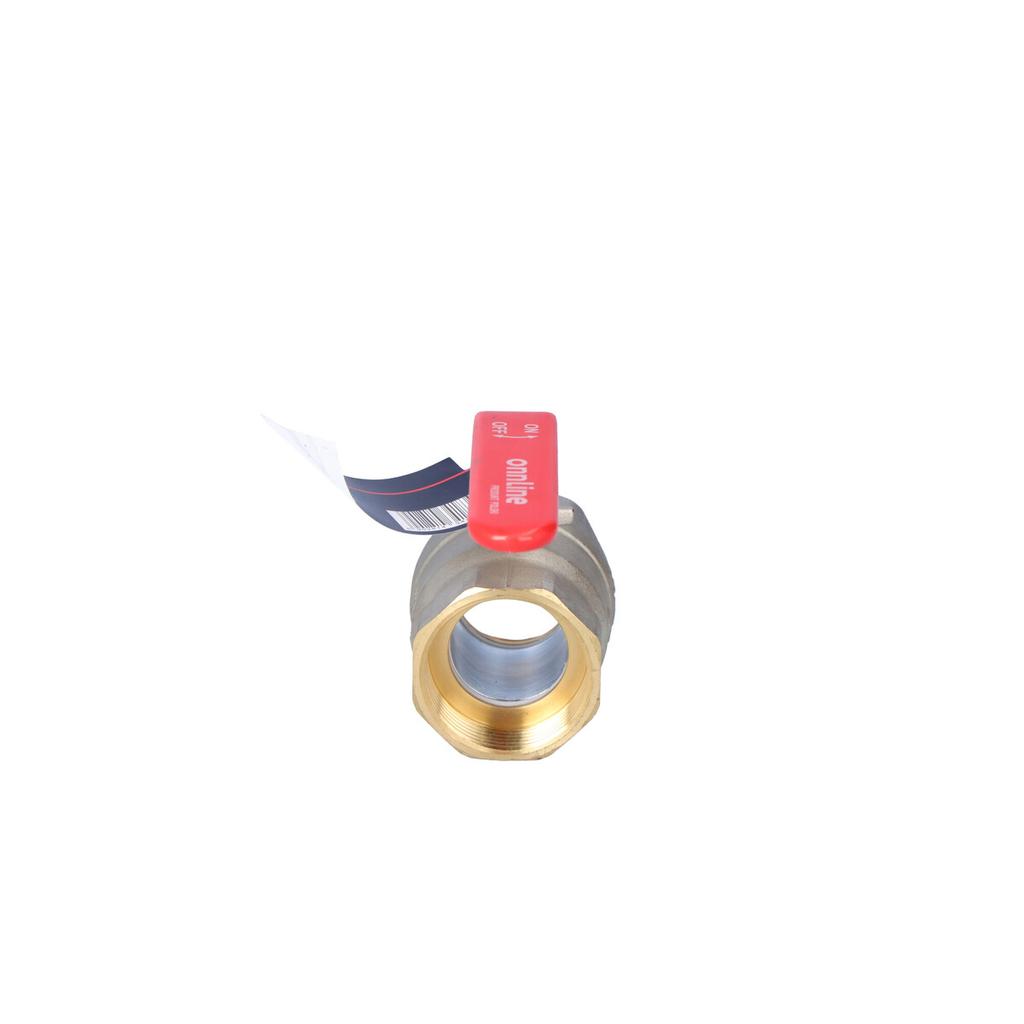Nickel Plated Standard Ball Valve with Gland, PN16, 1 1/2 Inch PN16 with Lever