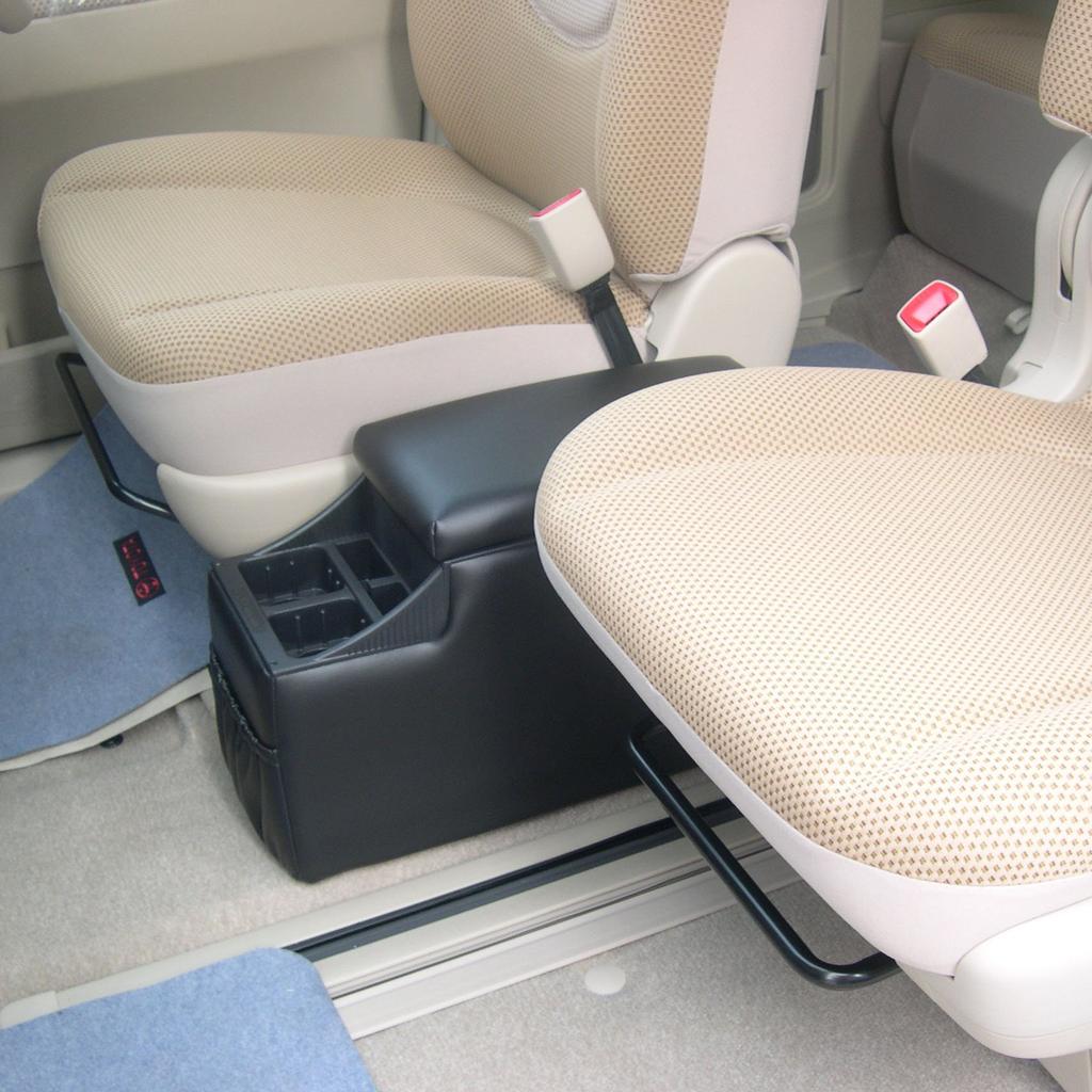 Itoseisakusho Armrest Console Box Comfort Console Type Black Walk-Through/Universal CC-1