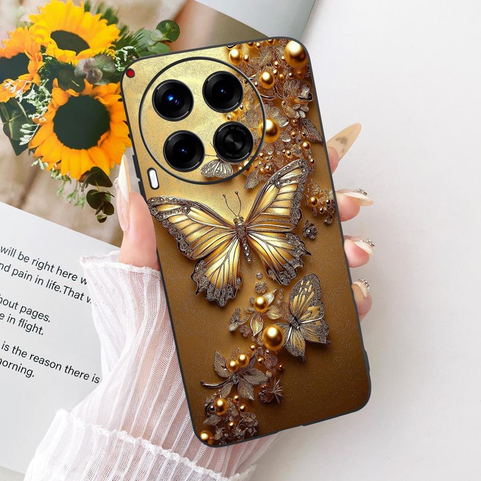 For Tecno Camon 30 Premier Case CL9 Luxury Butterfly Painted Cover Soft TPU Phone Case For Tecno Camon 30 Pro 5G Camon30 4G Bags