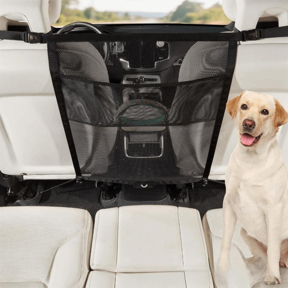 Sturdy Durable Car Seat Protective Net Elastic Edge Car Safety Mesh Pet Isolation Net Front Seat