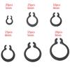 300Pcs 18 Sizes C-Clips Snap Ring Circlip Retaining Ring Set Assortment with Case