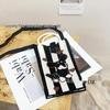 Cute Cartoon Dopamine Knit Crossbody Phone and Coin Bag