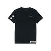 Li Ning Customizable Training Series Floral Print Logo Quick-Dry Ice Silk Sports Short Sleeve T-Shirt Unisex Tops Black ATSS463-1(TEAM702-3.4.9)