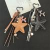 Korean Five-Pointed Star Luxury Keychain Charm