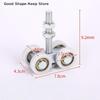 1Pcs Sliding Door Square Mouth M12*90 Industrial Steel Tile Roller Wheel Silent Hang Rail Bearing Wheel Iron Pulley